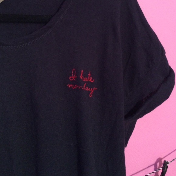 Zara 'I hate mondays' t-shirt