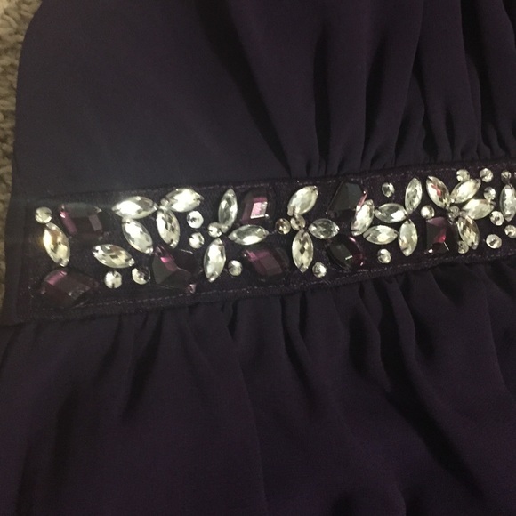 Jodi Kristipher designer purple dress. - Picture 2 of 3