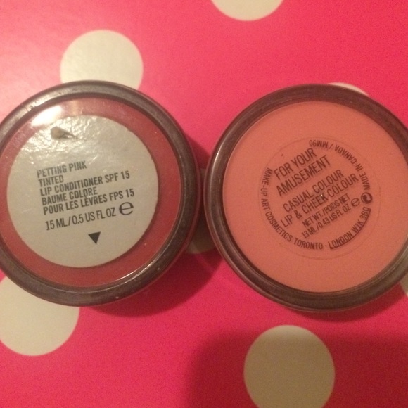 Mac lip& cheek color and lip conditioner