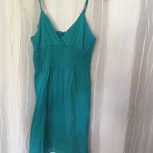 Teal summer dress