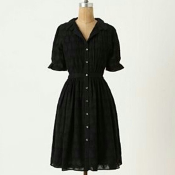 Anthropologie Dresses & Skirts - Anthropologie Sunrise Shirtdress Black