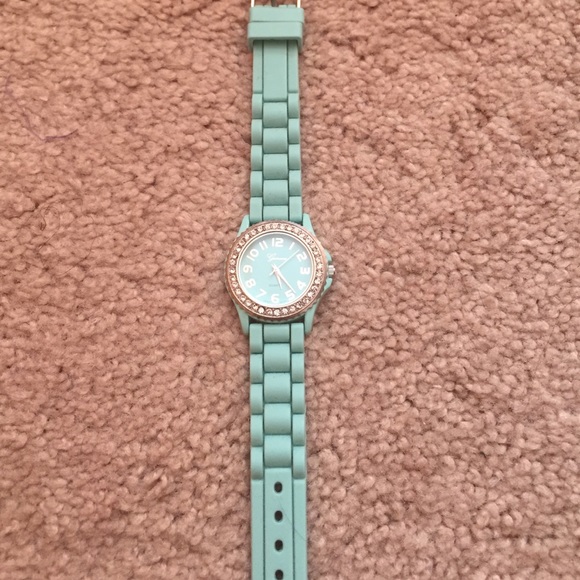 Mint green watch/Tory burch flats bundle