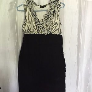 Zebra print dress