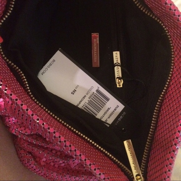 BCBG metallic pink clutch - Picture 2 of 3