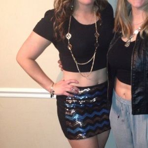 Sequin skirt