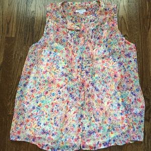 NWOT Liz Claiborne sleeveless button down