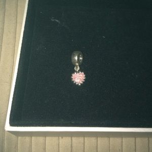 Pink Heart Pandora Charm