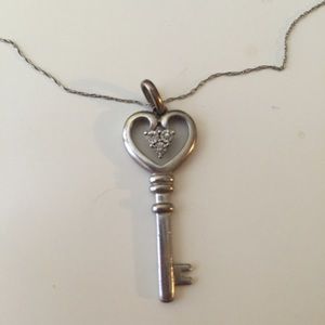 Kay jewels heart key necklace