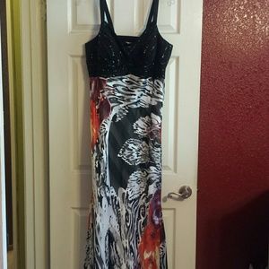 Plus size, beaded, formal dress, evening gown