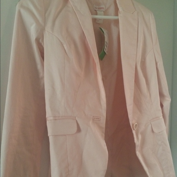 Soft peach blazer