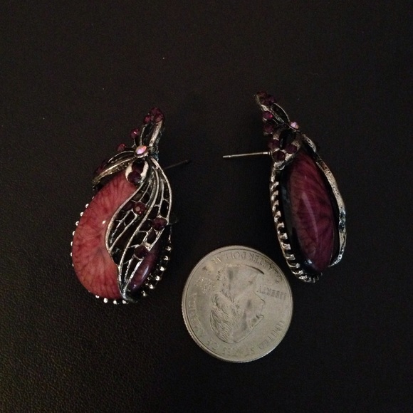 Pear earrings