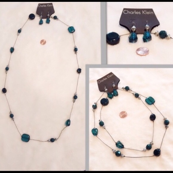 ✨BUNDLE 1 lariat necklace & 1 matching set jewelry - Picture 3 of 3