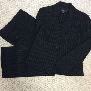Classy, comfortable pinstripe pants suit