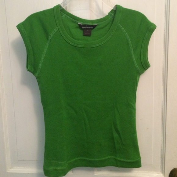 Moda International Green Top XS - Picture 1 of 3