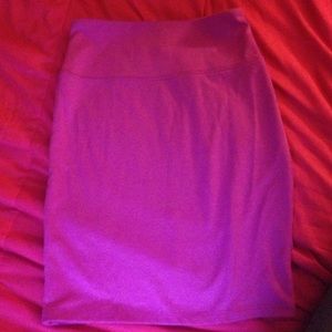 Magenta mini skirt