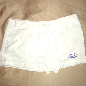 Hollister White Cali Skirt