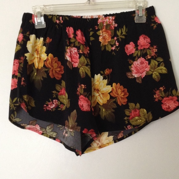 Black Floral Shirts