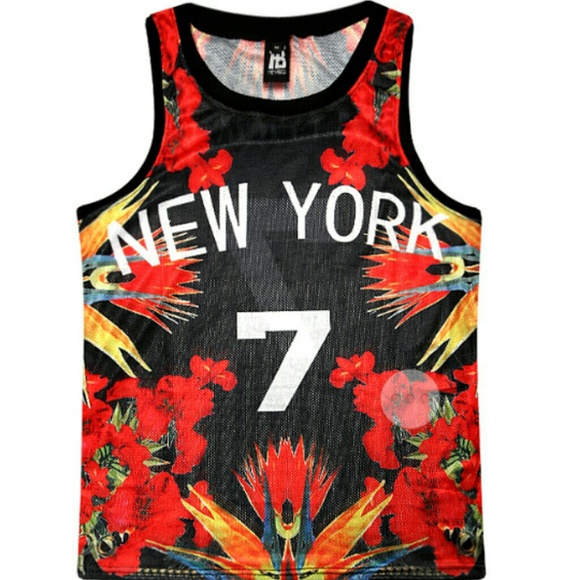 Unisex Red and Black Jersey