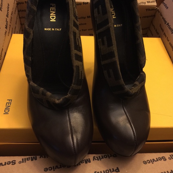 FENDI Shoes - Fendi Zucca Envelope Booties