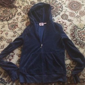 Navy Terry Juicy Hoodie