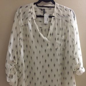 NWT Maurice's tunic with cute pattern