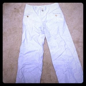 Anthropologie Elevenses Nautical Cotton Pants