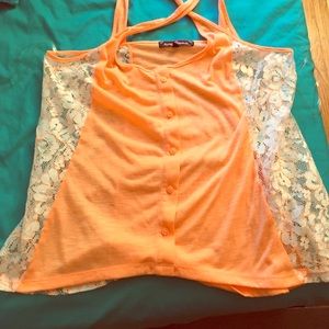 Tank top with lace