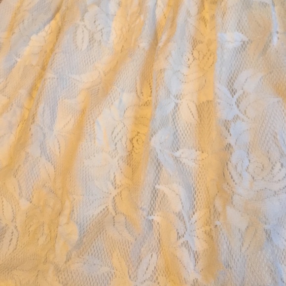 Juniors white hi-low dress - Picture 3 of 3