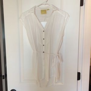 White anthro tunic / top