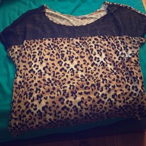 Cheetah print top