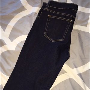 Dark wash skinny jeans from UNIQLO