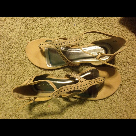 Bamboo Nude Sandals