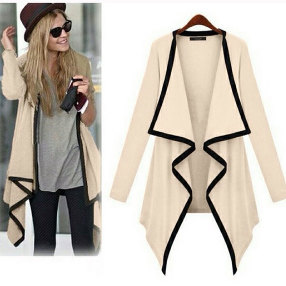 Tan cardigan