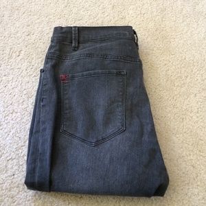 grey high waisted BDG jeans