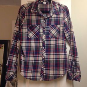BP plaid button down