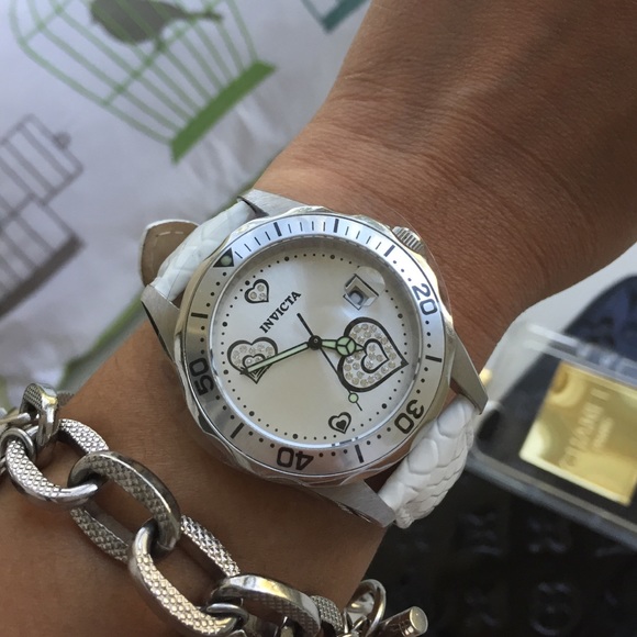 Invicta white watch
