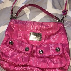 HOT PINK COACH BAG