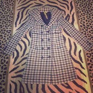 Soia & Kyo wool houndstooth coat