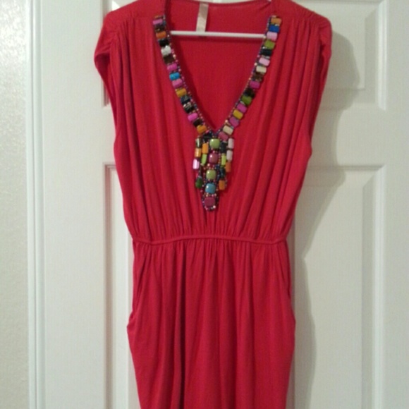 Red dress