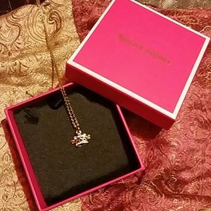 Juicy Couture crown necklace