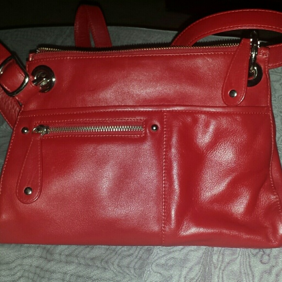 Red Leather Handbag