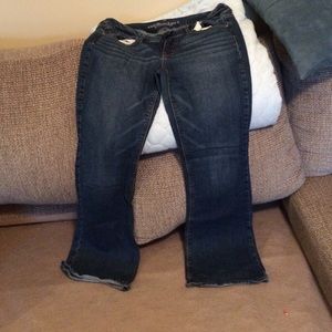 Size 14 Dark Denim American Eagle Artist Jean