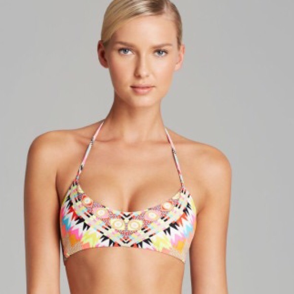 Mara Hoffman "Divine" bikini top