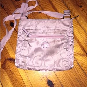 Taupe Coach Crossbody handbag