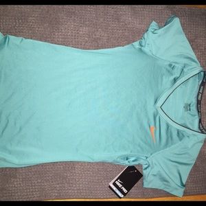 Aqua workout shirt