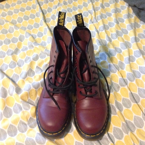 Cherry Red Women's 1460 Doc Martens
