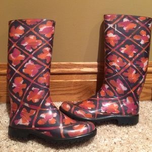 Authentic Burberry rain boots