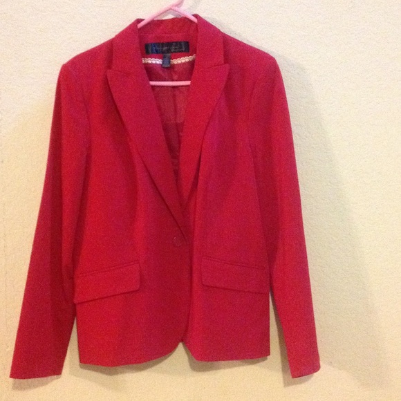 Red Sports jacket blazer