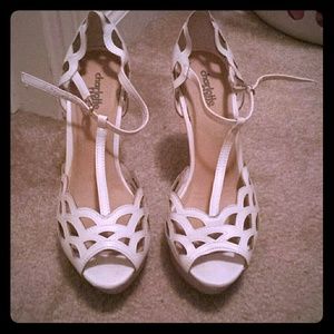 Charlotte Russe White High heels