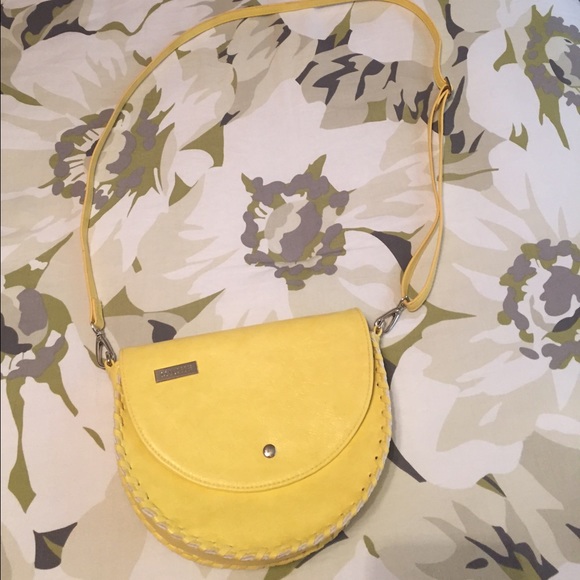 Yellow Miche shoulder purse